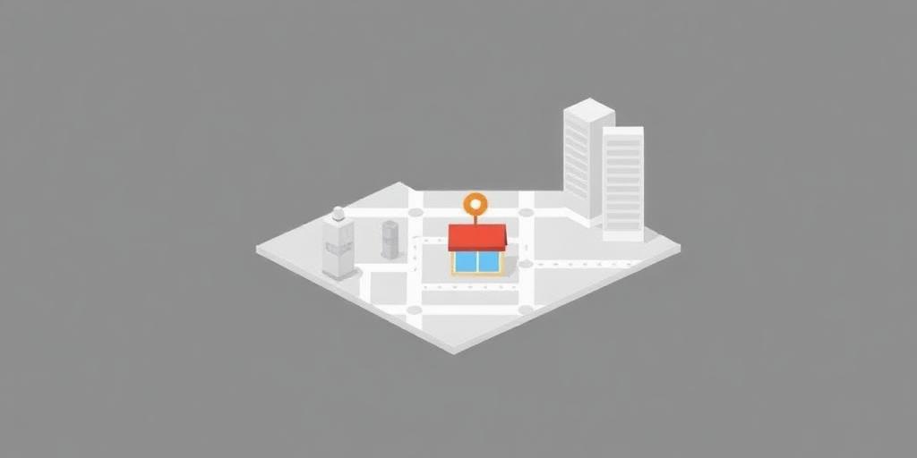 Map illustration showing the barbershop location